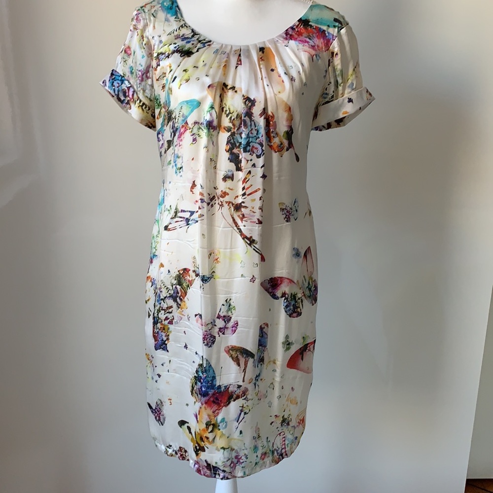 N.VEE DRESS 100% SILK size M